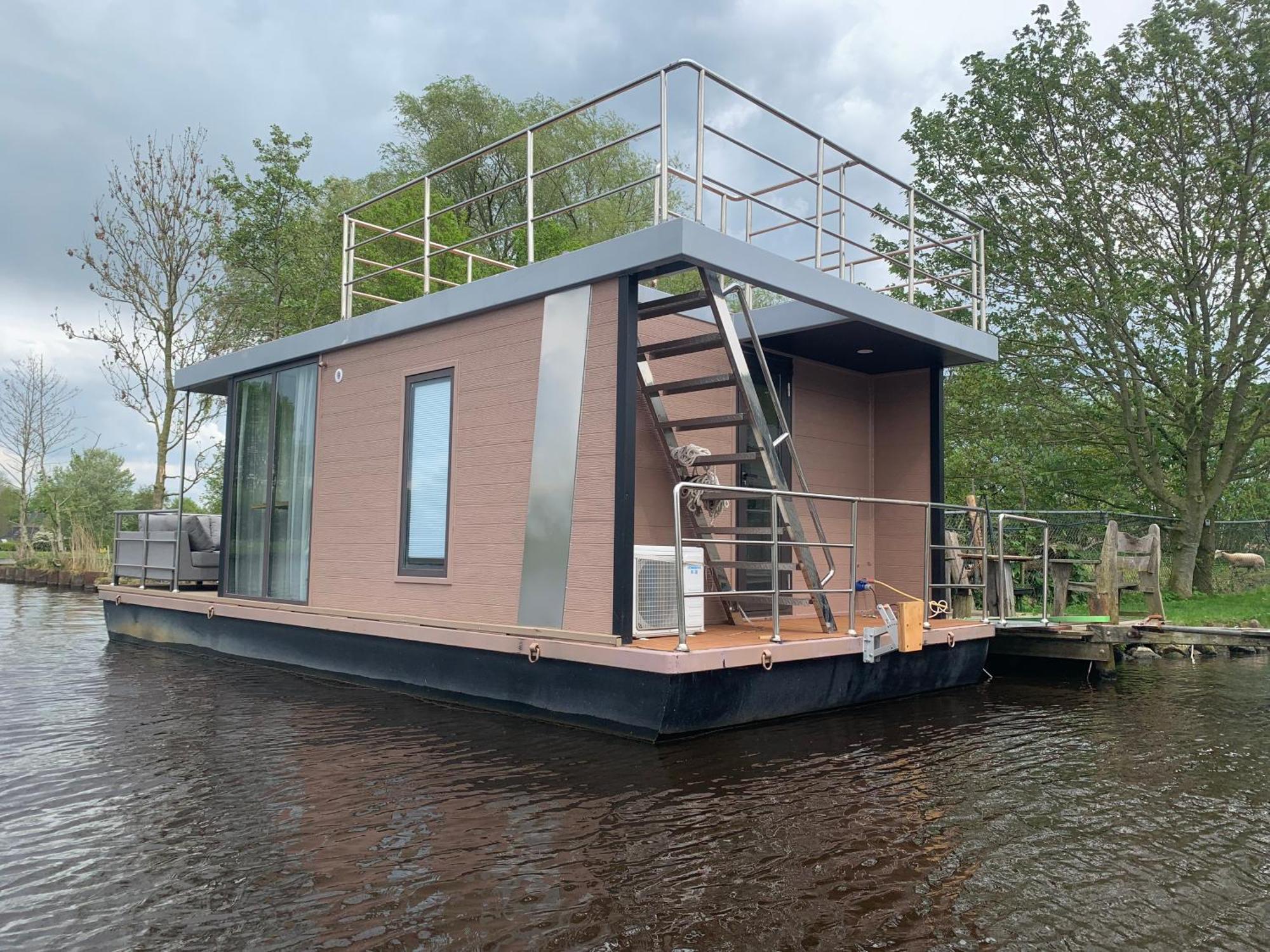 Houseboot Solcamastraat 24 C Hotel Suameer Buitenkant foto